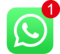 chatear por whatsapp atencion personalizada notificacion icono