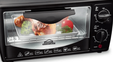 FutuTiendas - Horno Tostador Home Elements 9 Litros - Negro