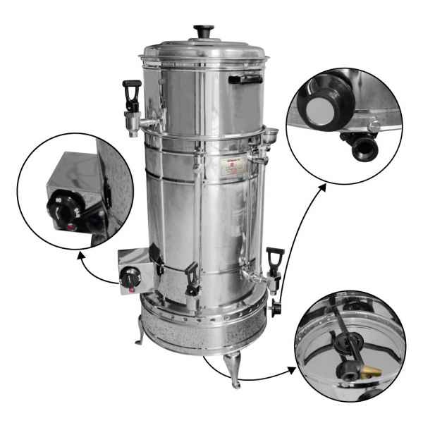 FutuTiendas - Greca Cafetera Eléctrica 120 Tintos 3 Servicios
