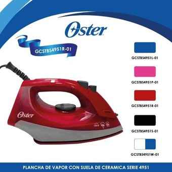 FutuTiendas - Plancha De Vapor Oster Base De Cerámica GCSTBS4951R