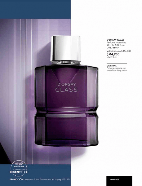 FutuTiendas - PERFUME PARA HOMBRE DORSAY CLASS