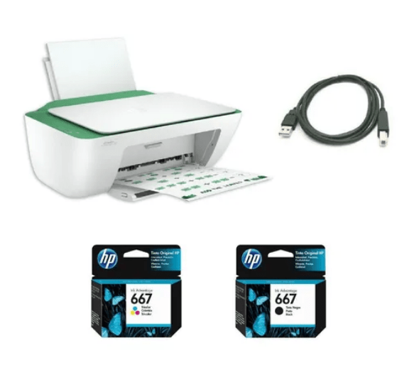 FutuTiendas - Impresora Hp 2375 +tinta 667 Negro+tinta 667 Color+cable Usb