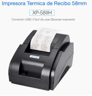 FutuTiendas - Impresora Térmica Pos Tickets 58mm Xprinter Xp58ii