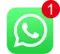 chatear por whatsapp atencion personalizada notificacion icono